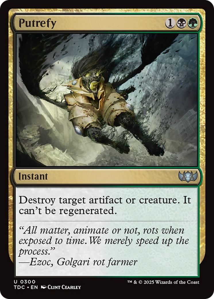 Putrefy [Tarkir: Dragonstorm Commander] | Good Games Cannington