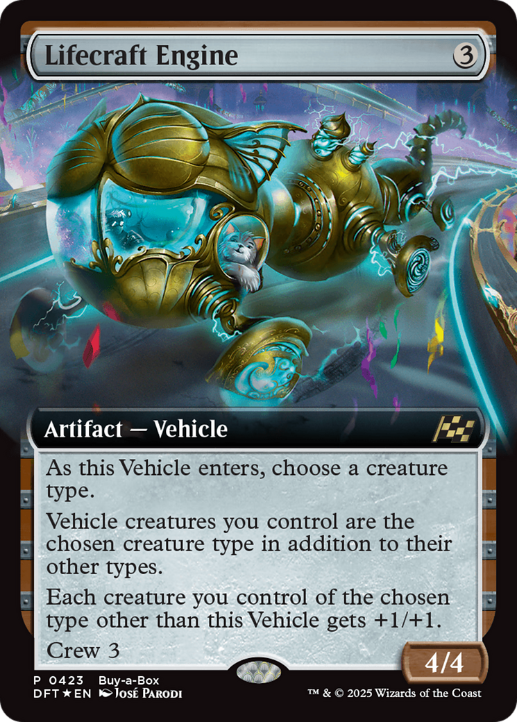 Lifecraft Engine (Extended Art) (Buy-A-Box) [Aetherdrift Promos] | Good Games Cannington