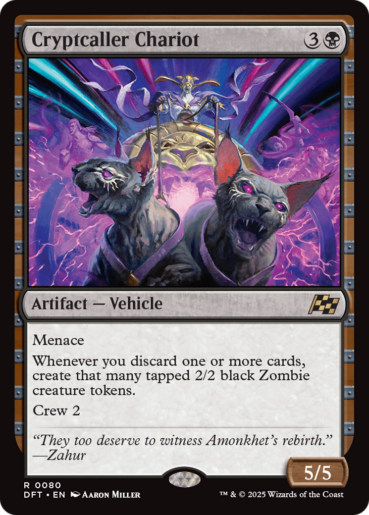 Cryptcaller Chariot [Aetherdrift] | Good Games Cannington