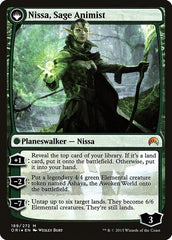 Nissa, Vastwood Seer // Nissa, Sage Animist [Magic Origins Prerelease Promos] | Good Games Cannington