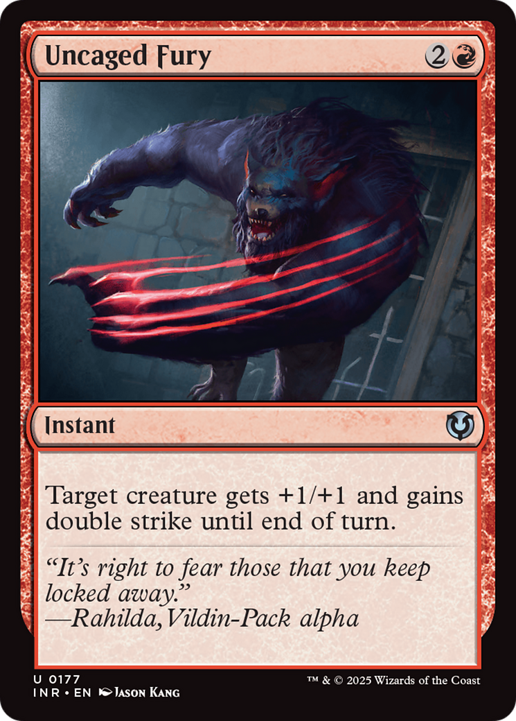 Uncaged Fury [Innistrad Remastered] | Good Games Cannington