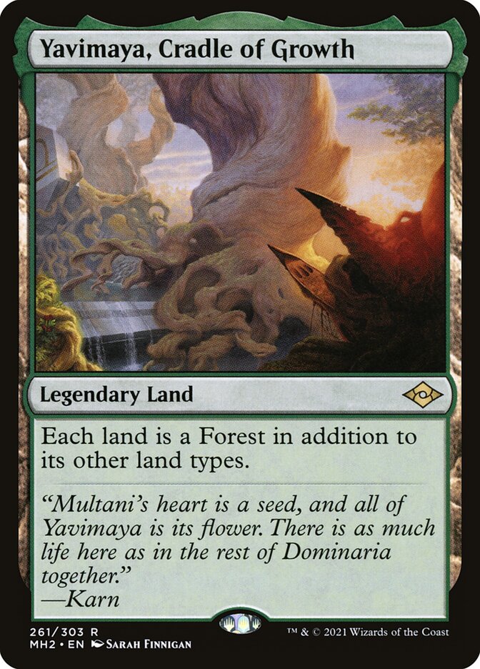 Yavimaya, Cradle of Growth 261 (Modern Horizons 2)  | Good Games Cannington