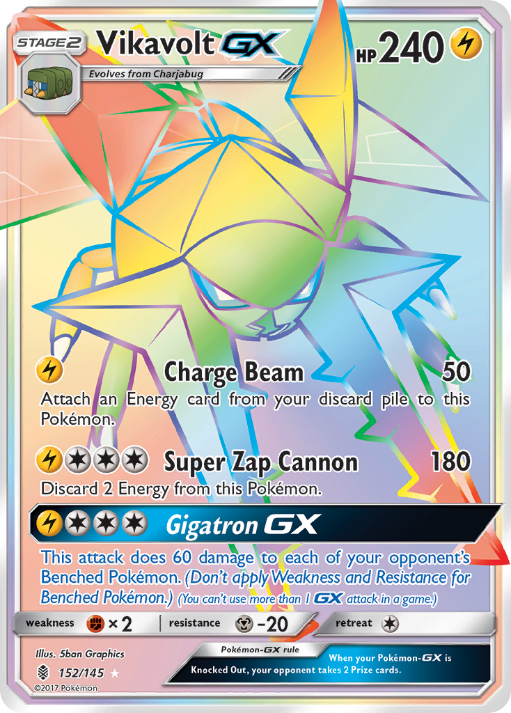 Vikavolt GX (152/145) [Sun & Moon: Guardians Rising] | Good Games Cannington
