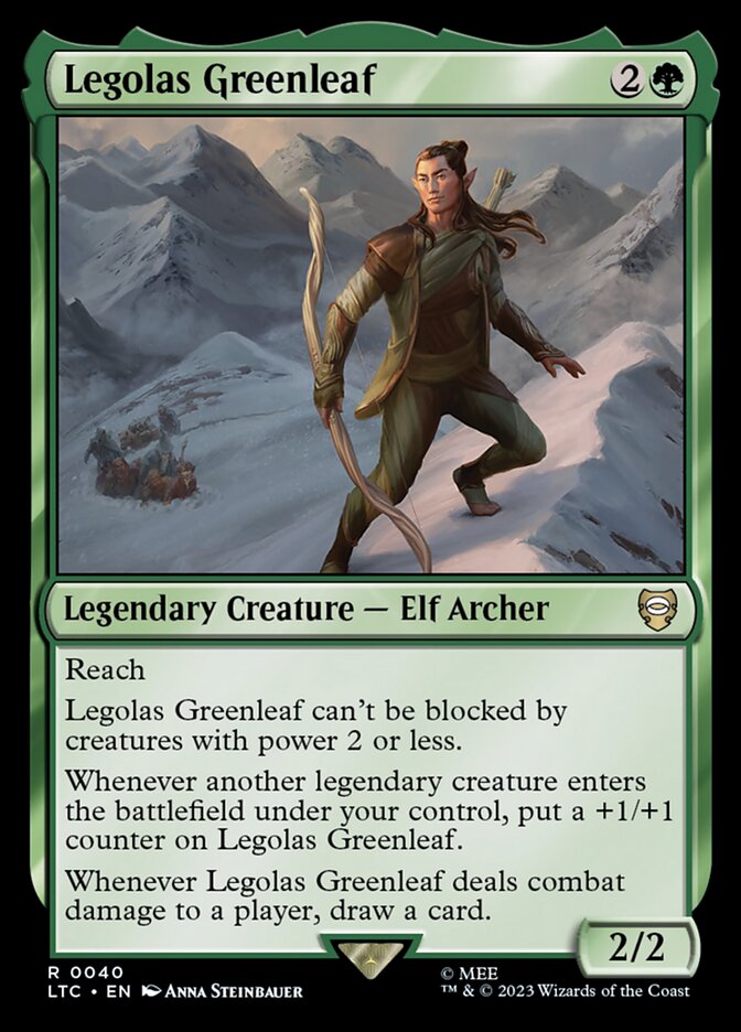 Legolas Greenleaf 40 (Commander: The Lord of the Rings: Tales of Middle-earth)  | Good Games Cannington