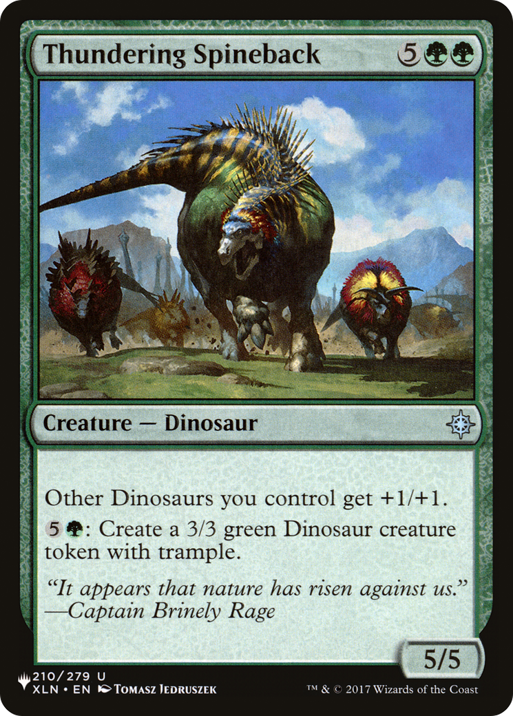 Thundering Spineback [The List] | Good Games Cannington