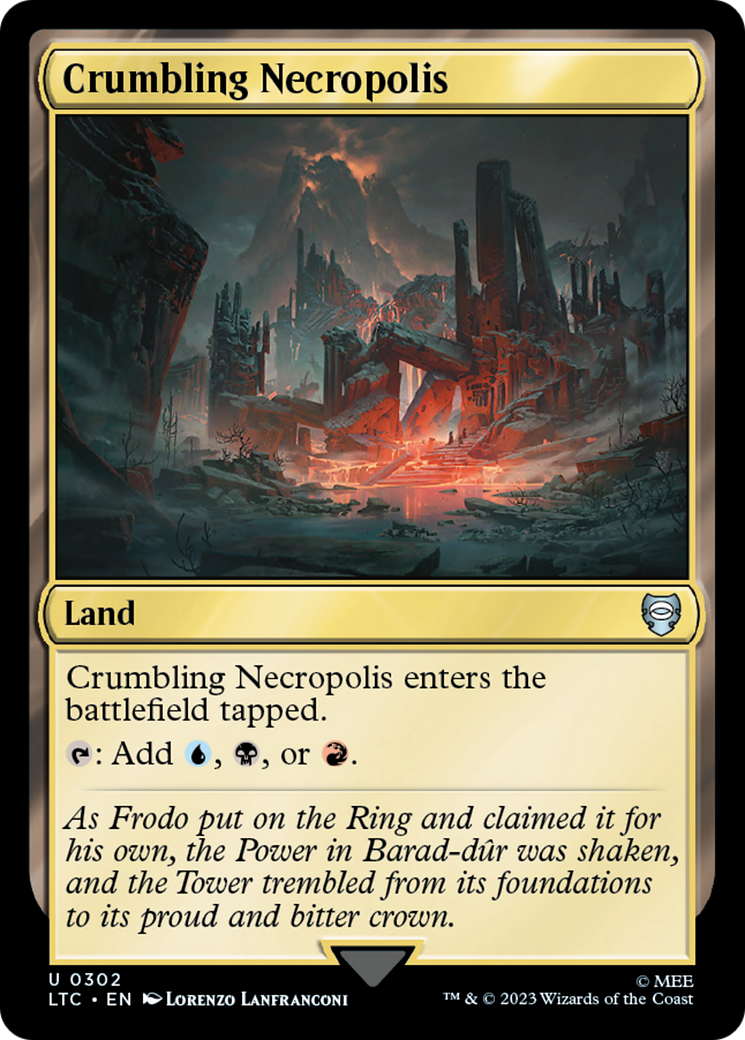 Crumbling Necropolis [The Lord of the Rings: Tales of Middle-Earth Commander] | Good Games Cannington