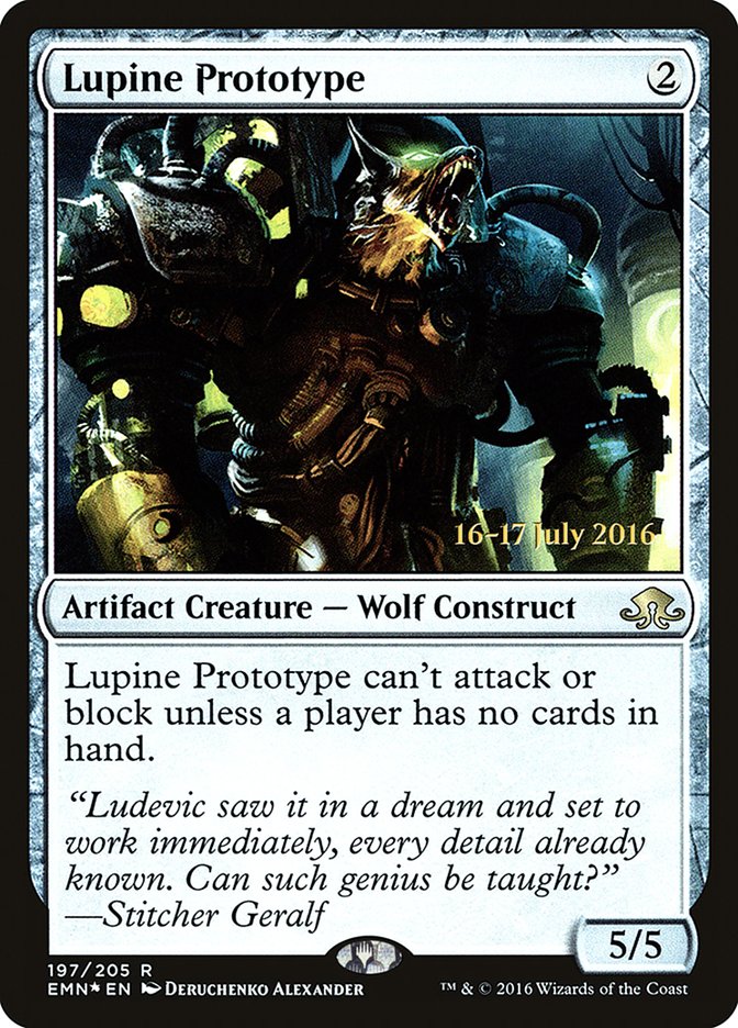 Lupine Prototype [Eldritch Moon Prerelease Promos] | Good Games Cannington