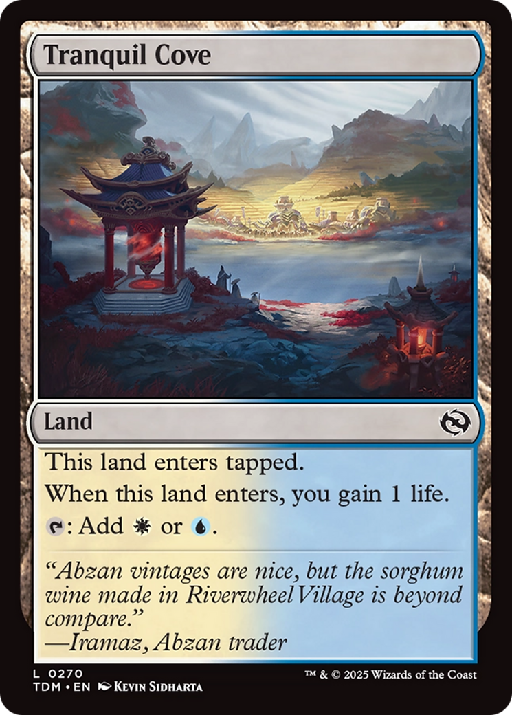 Tranquil Cove [Tarkir: Dragonstorm] | Good Games Cannington