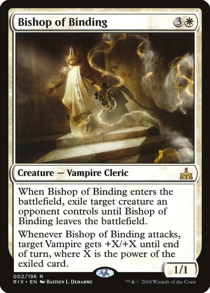 Bishop of Binding 2/196 (Rivals of Ixalan)  | Good Games Cannington