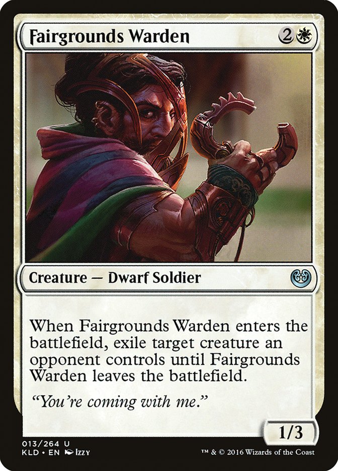 Fairgrounds Warden [Kaladesh] | Good Games Cannington