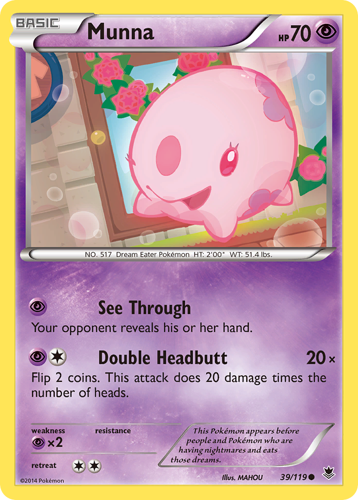 Munna (39/119) [XY: Phantom Forces] | Good Games Cannington