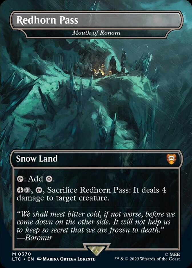 Mouth of Ronom - Redhorn Pass [The Lord of the Rings: Tales of Middle-Earth Commander] | Good Games Cannington