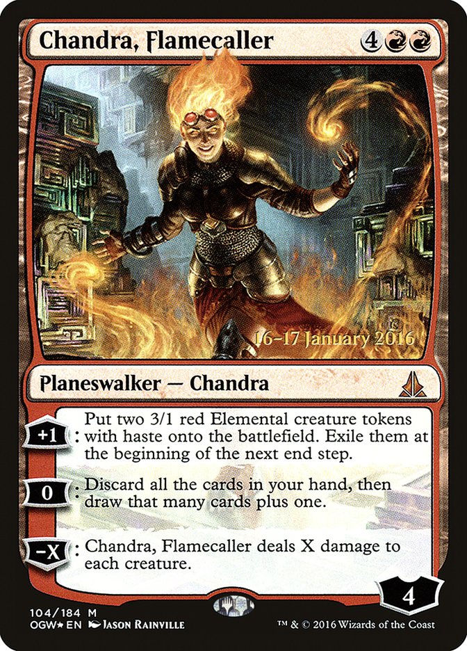 Chandra, Flamecaller [Oath of the Gatewatch Prerelease Promos] | Good Games Cannington