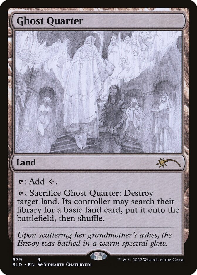 Ghost Quarter (Sketch) [Secret Lair Drop Promos] | Good Games Cannington