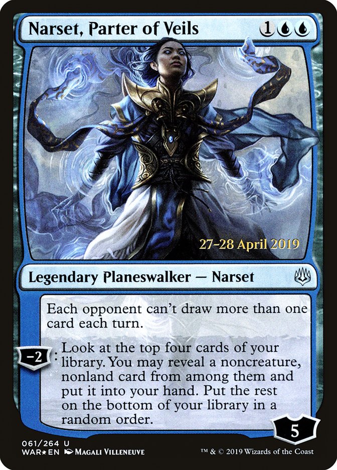 Narset, Parter of Veils [War of the Spark Prerelease Promos] | Good Games Cannington