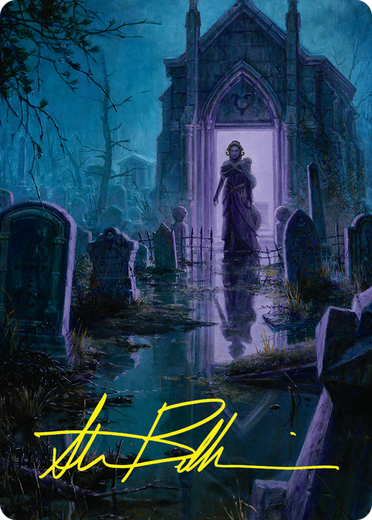 Swamp Art Card (23/54) (Gold-Stamped Signature) [Foundations Art Series] | Good Games Cannington