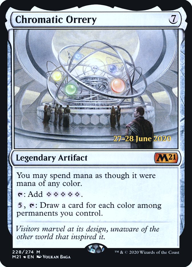 Chromatic Orrery [Core Set 2021 Prerelease Promos] | Good Games Cannington