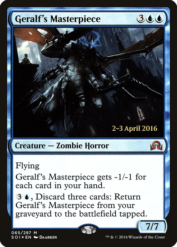 Geralf's Masterpiece [Shadows over Innistrad Prerelease Promos] | Good Games Cannington