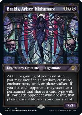Braids Arisen Nightmare Textured Foil 329 (Dominaria United)  - Foil | Good Games Cannington