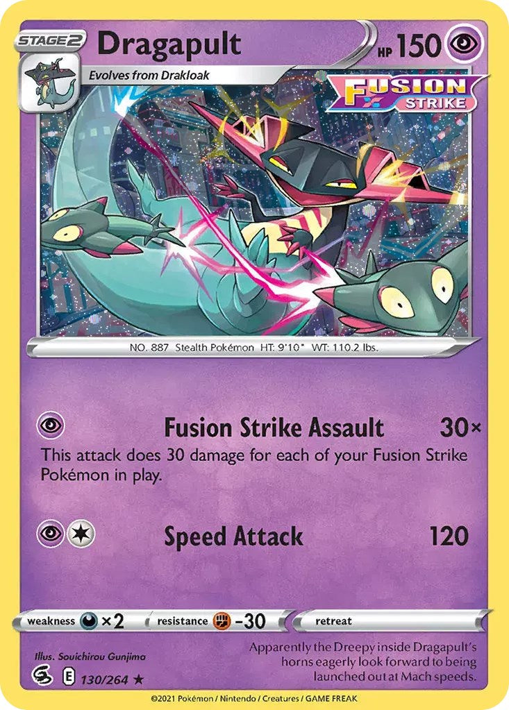 Dragapult (130/264) (Cosmos Holo) [Sword & Shield: Fusion Strike] | Good Games Cannington