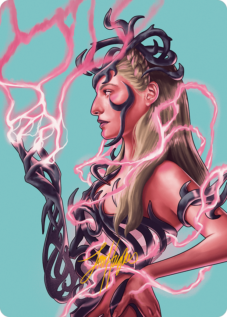 Breya, Etherium Shaper Art Card (Gold-Stamped Signature) [Modern Horizons 3 Art Series] | Good Games Cannington