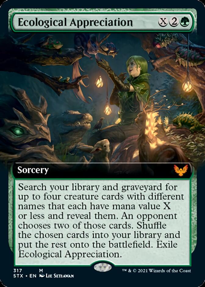 Ecological Appreciation (Extended Art) [Strixhaven: School of Mages] | Good Games Cannington