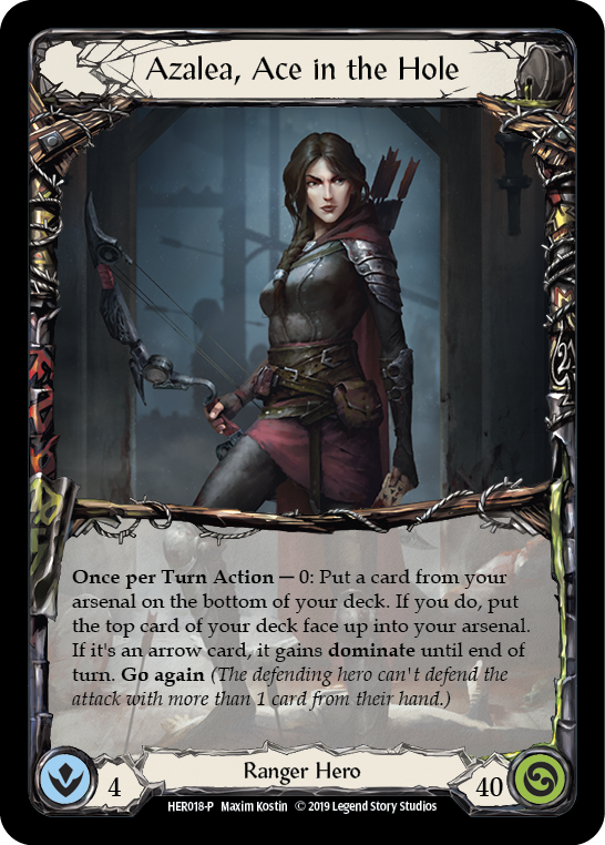 Azalea, Ace in the Hole [HER018-P] (Promo)  1st Edition Rainbow Foil | Good Games Cannington