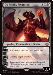 Ob Nixilis Reignited [Duskmourn: House of Horror Commander] | Good Games Cannington
