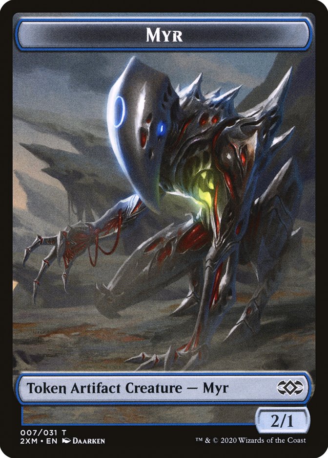 Myr Token (007/031) [Double Masters Tokens] | Good Games Cannington