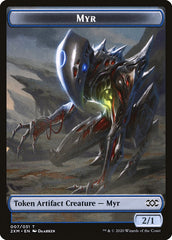 Eldrazi Spawn // Myr (007) Double-Sided Token [Double Masters Tokens] | Good Games Cannington