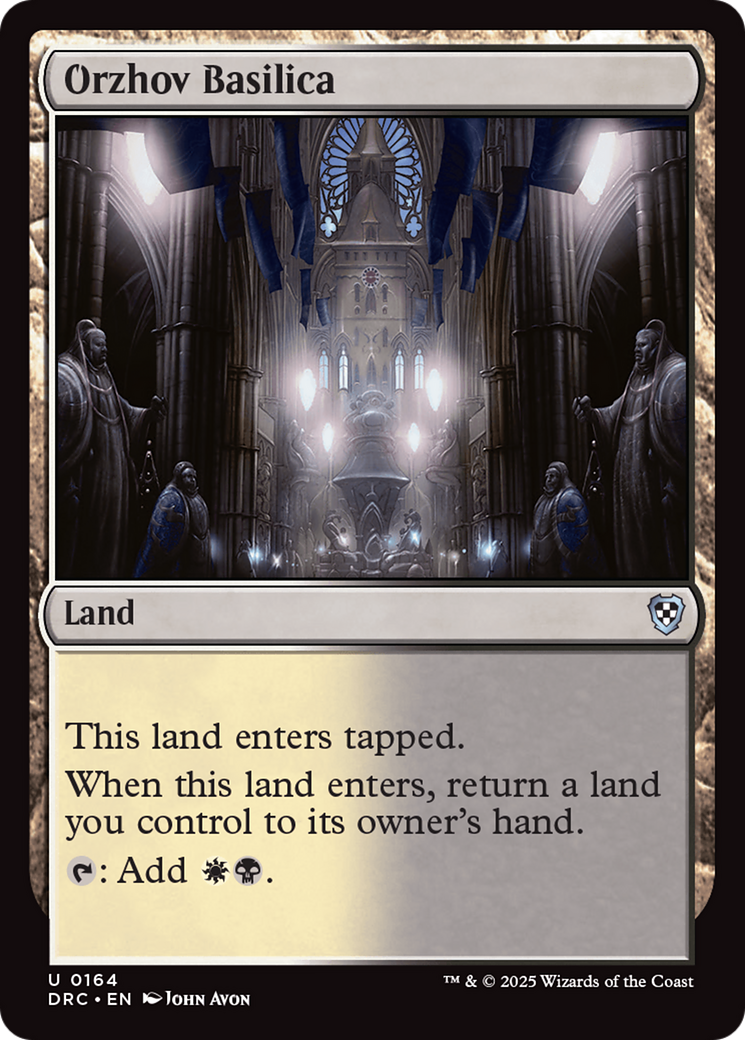 Orzhov Basilica [Aetherdrift Commander] | Good Games Cannington