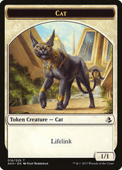 Tah-Crop Skirmisher // Cat Double-Sided Token [Amonkhet Tokens] | Good Games Cannington
