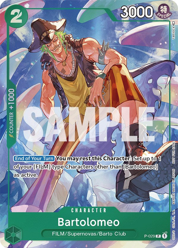 Bartolomeo (Event Pack Vol. 1) [One Piece Promotion Cards] | Good Games Cannington