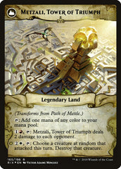 Path of Mettle // Metzali, Tower of Triumph [Rivals of Ixalan Prerelease Promos] | Good Games Cannington