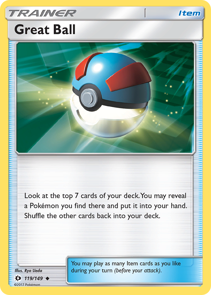 Great Ball (119/149) [Sun & Moon: Base Set] | Good Games Cannington