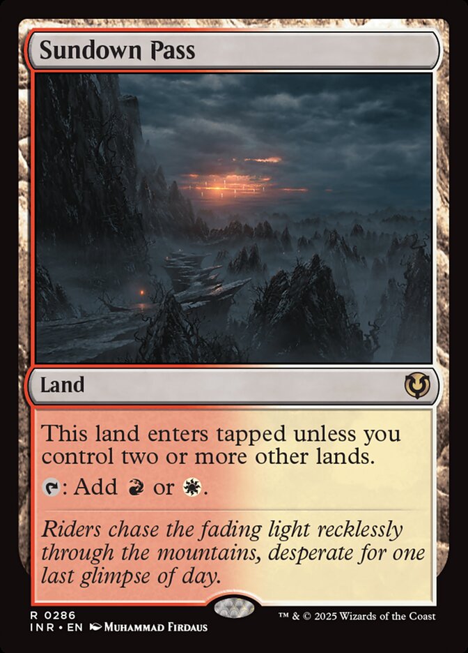 Sundown Pass 286/287 (Innistrad Remastered)  | Good Games Cannington