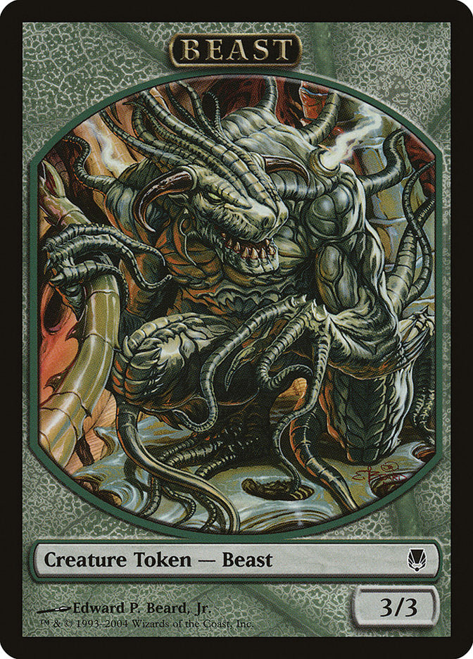 Beast Token [Magic Player Rewards 2004] | Good Games Cannington