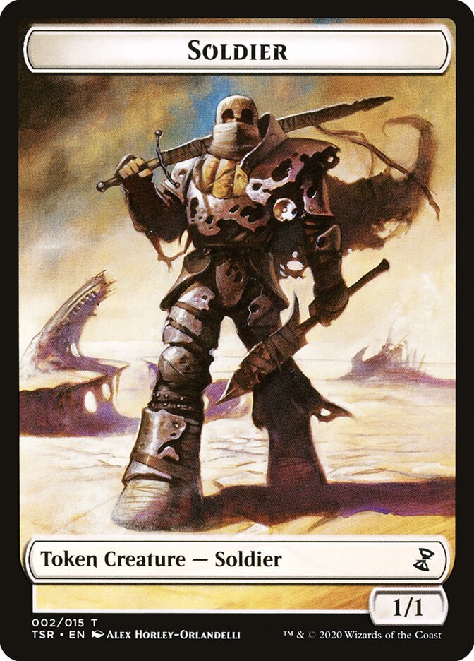 Soldier Token [Time Spiral Remastered Tokens] | Good Games Cannington