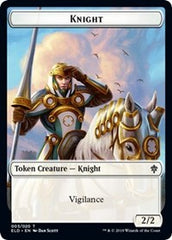 Knight // Food (16) Double-Sided Token [Throne of Eldraine Tokens] | Good Games Cannington