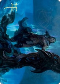 Cosima, God of the Voyage Art Card (Gold-Stamped Signature) [Kaldheim Art Series] | Good Games Cannington
