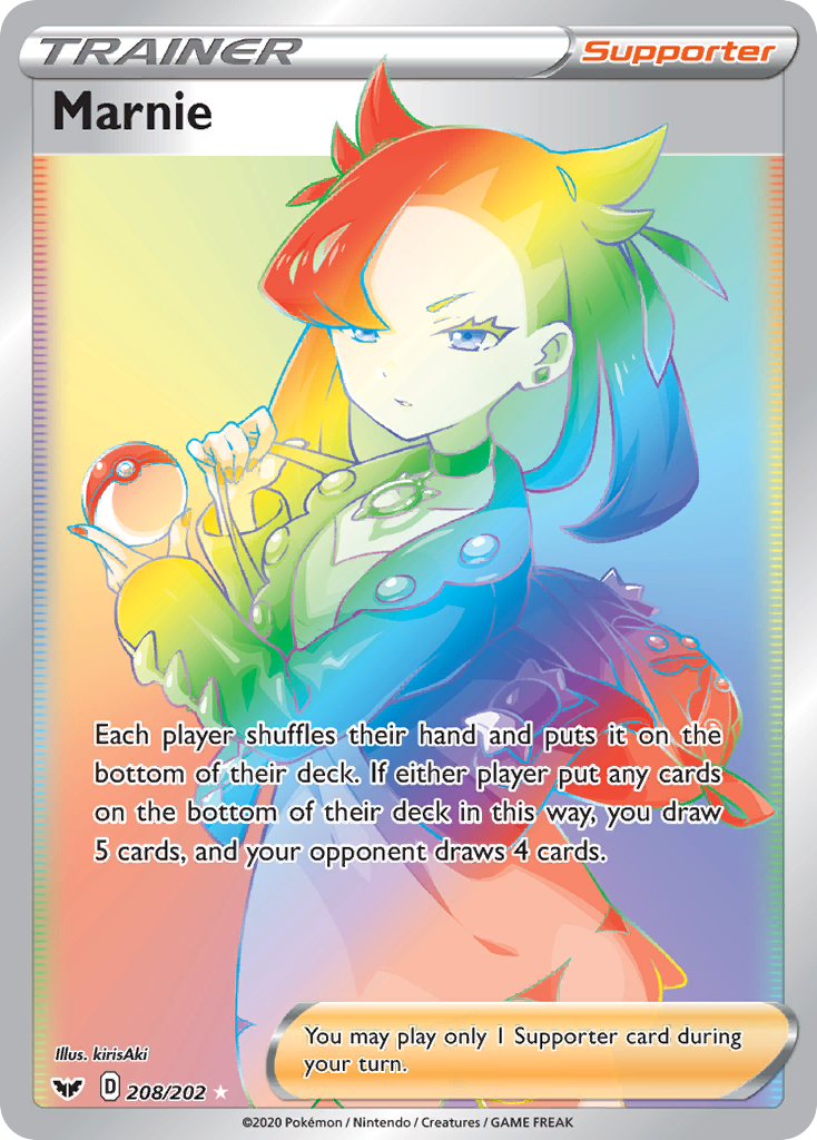 Marnie (208/202) [Sword & Shield: Base Set] | Good Games Cannington