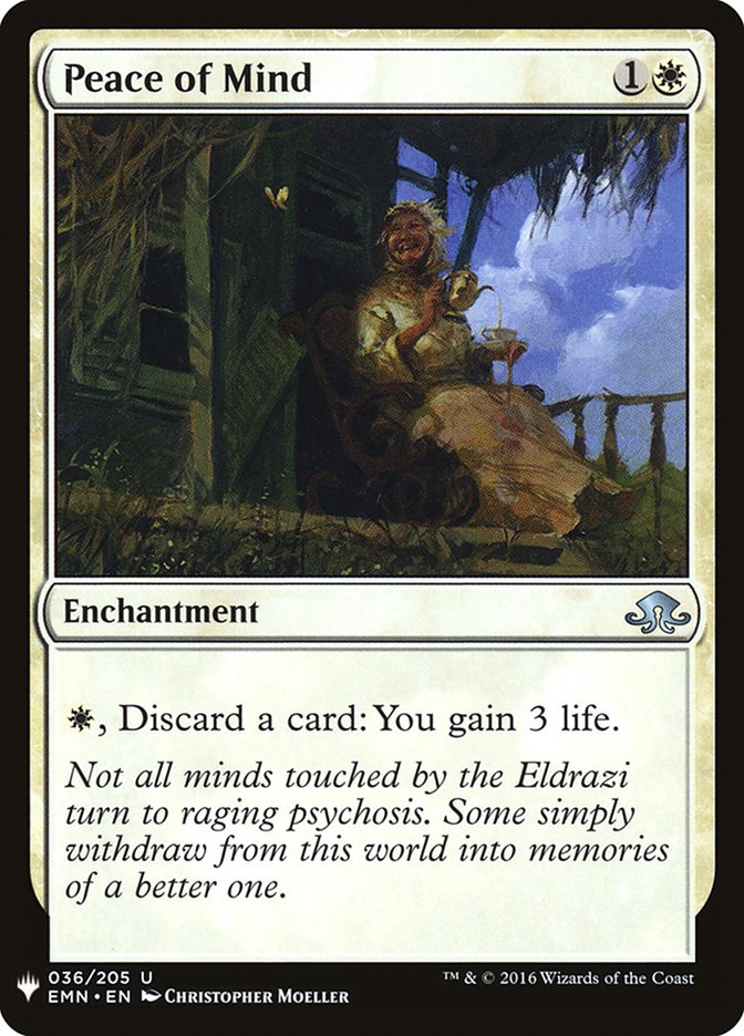 Peace of Mind [Mystery Booster] | Good Games Cannington