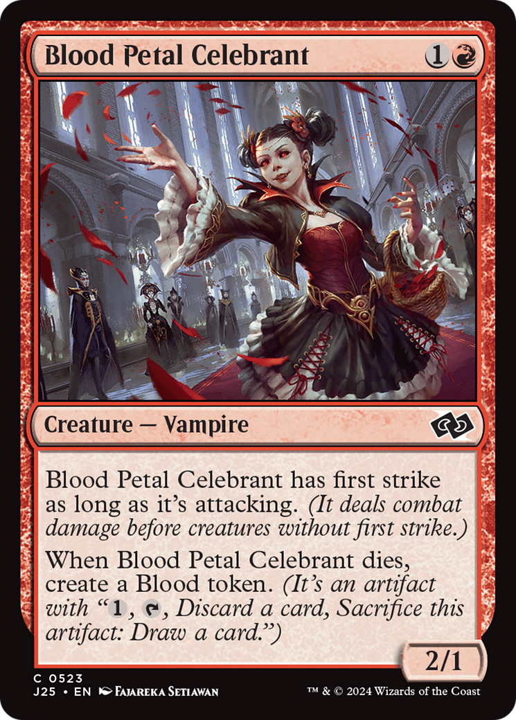 Blood Petal Celebrant [Foundations Jumpstart] | Good Games Cannington