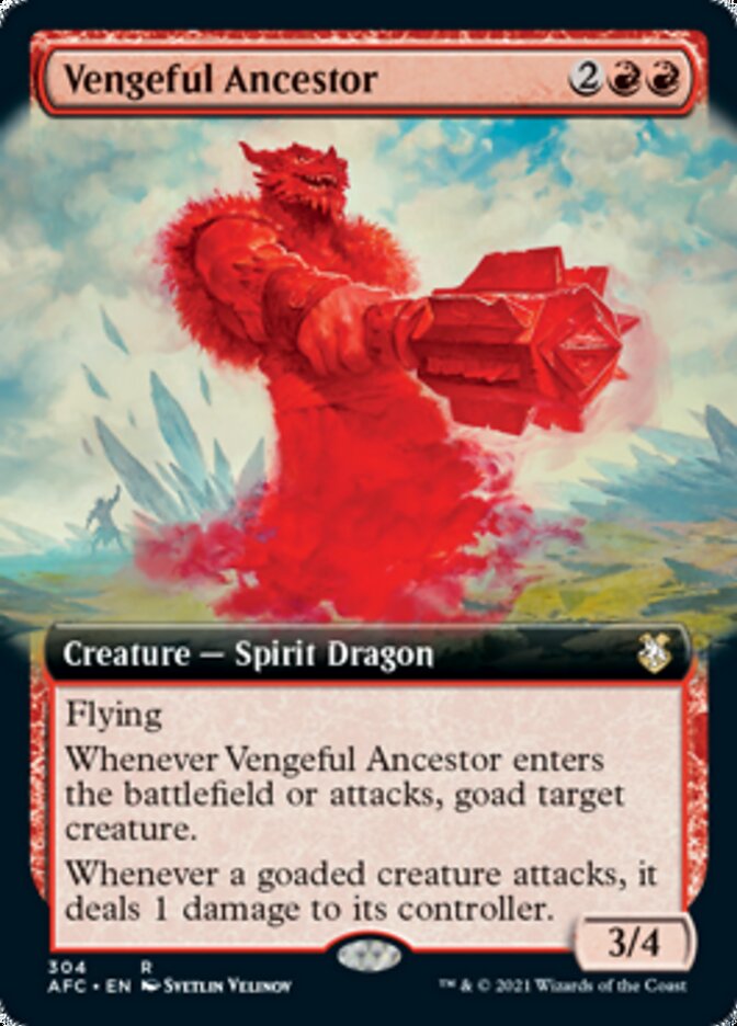 Vengeful Ancestor (Extended Art) [Dungeons & Dragons: Adventures in the Forgotten Realms Commander] | Good Games Cannington
