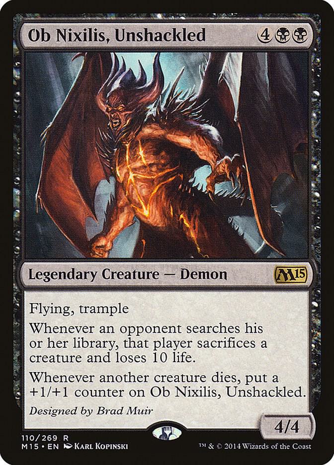 Ob Nixilis, Unshackled 110/269 (Magic 2015 (M15))  | Good Games Cannington