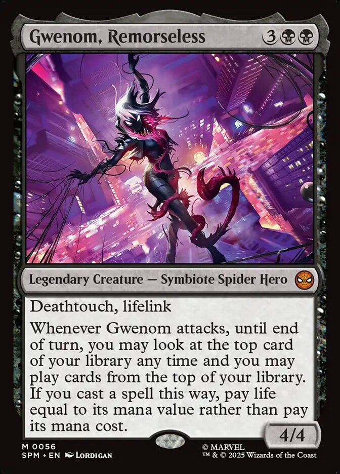 Gwenom, Remorseless 56 (Marvel's Spider-Man)  - Foil | Good Games Cannington