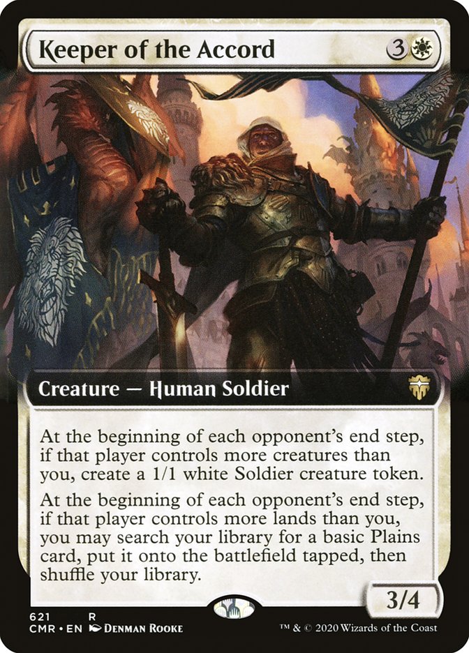 Keeper of the Accord (Extended Art) [Commander Legends] | Good Games Cannington