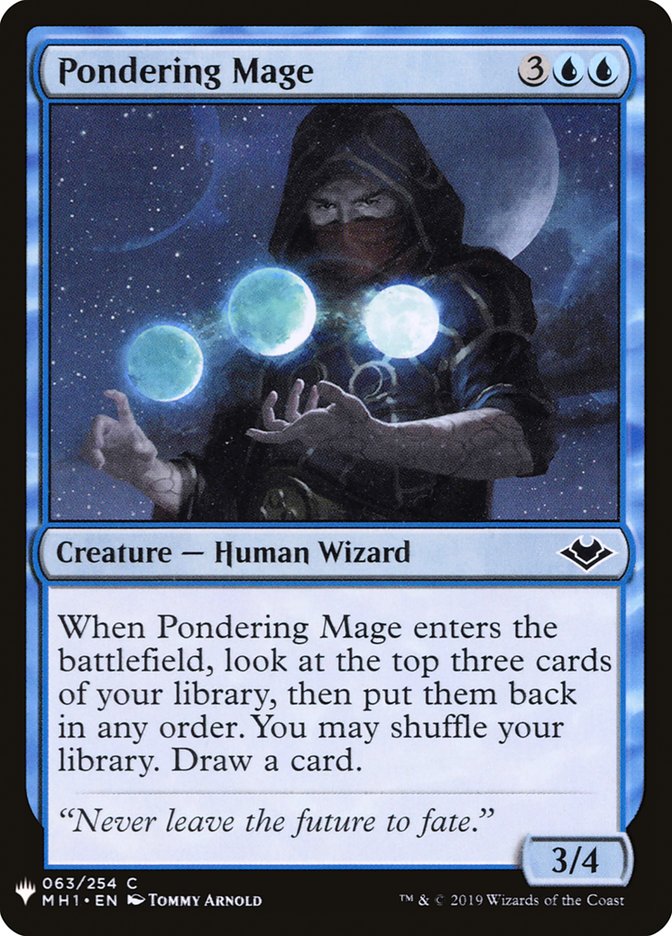 Pondering Mage [Mystery Booster] | Good Games Cannington