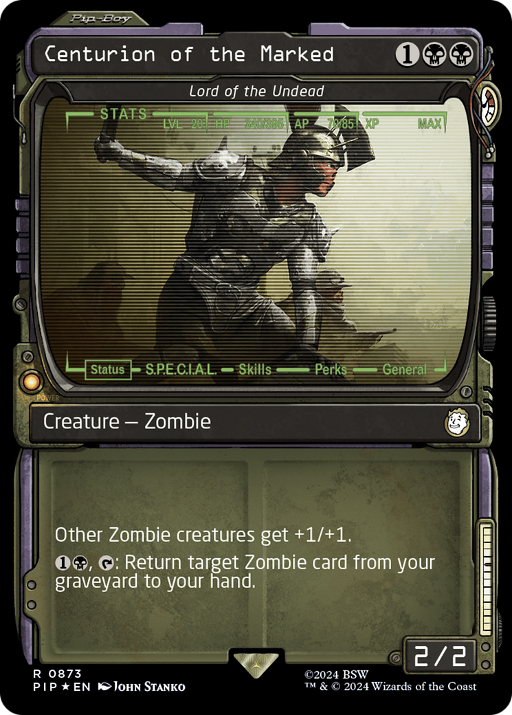 Centurion of the Marked - Lord of the Undead (Showcase) (Surge Foil) [Fallout] | Good Games Cannington