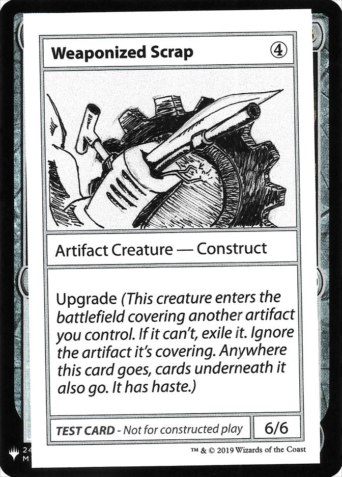 Weaponized Scrap [Mystery Booster Playtest Cards] | Good Games Cannington